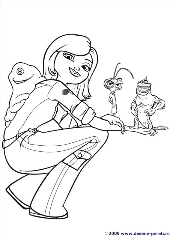 monsters aliens desene colorat